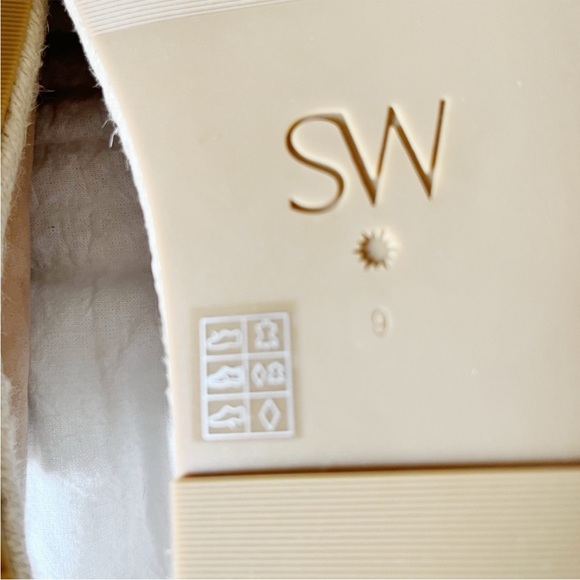 NWT STUART WEITZMAN Espadrille Flat Slide Size 9 - Picture 9 of 14